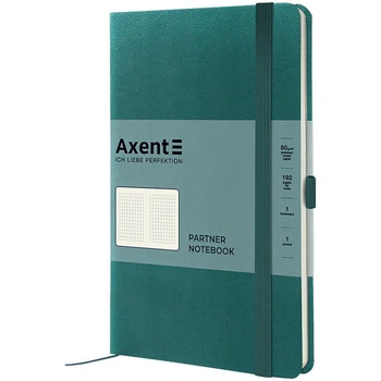 Книга записна Axent Partner 125x195 мм лазурна 8201-63-A