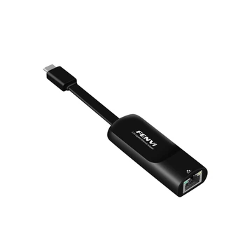 Сетевой адаптер Type-C на RJ45 Fenvi FR-G2500C 2500Mbps 2.5G Ethernet переходник сетевая карта Black (19129)
