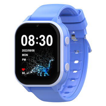 Детские смарт-часы Wonlex KT19 PRO Max часы-телефон с видеозвонком GPS WI-FI и SIM-картой Blue (19132)