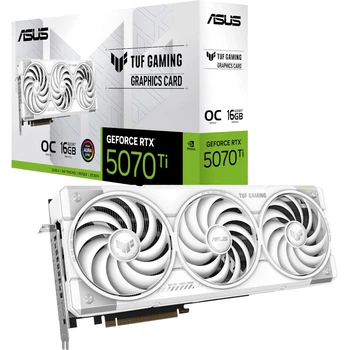 Відеокарта ASUS NVIDIA TUF-RTX5070TI-O16G-WHITE-GA MING TUF-RTX5070TI-O16G-WHITE-GAMIN ASUS (TUF-RTX5070TI-O16G-WHITE-GAMIN)