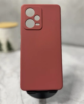 Силиконовый чехол Soft Touch для Xiaomi Redmi Note 12 Pro 5G Бордовый