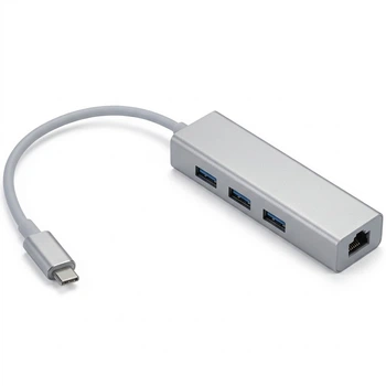 Адаптер Macbook Type-C 3.0 HUB Multi-function Lan Adapter PAVLYSH (PH-33)