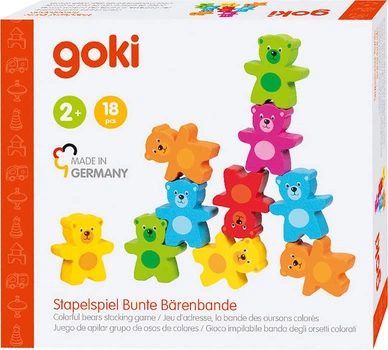 Пазл Goki Кольорові ведмедики (4013594583848)