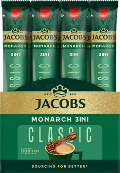 Кавовий напій Jacobs Monarch 3в1 15 г х 24 шт. (8714599102572)