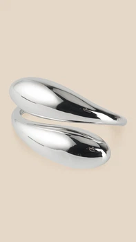 Кольцо женское Sculptural metal LAWA WTJ02630 Серебряный shop (2000999550898)