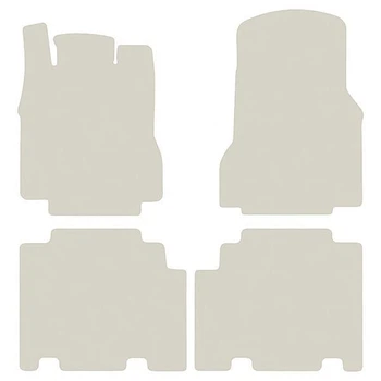 Двошарові килимки Sotra Premium White для Mercedes-Benz A-Class (V168)(long)(2 ряд роздільний) 2001-2004 (ST 91393-CH-White)