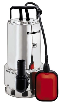 Насос дренажний Einhell GC-DP 1020 N .1000 Вт, 18000 л/рік, вис. 9 м, глиб. 5 м, корпус нержавіюча сталь