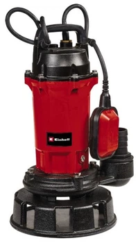 Насос для брудної води з ножем, Einhell GE-DP 900 Cut, (4181550) 900 Вт, 16000 л/год, вис. 11.5 м, глиб. 7 м, металевий/алюм. корпус