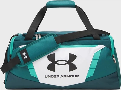Сумка Under Armour Undeniable 5.0 Duffle SM 40L зеленый, белый 55 х 25,5 х 27 см