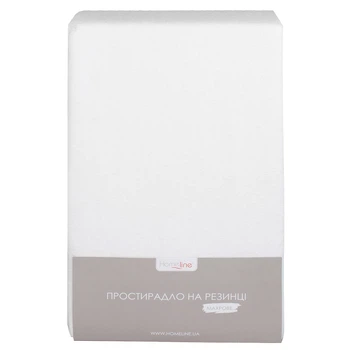 Простирадло Home Line 120104636 90х200 Махрові; Бавовна, Поліестер Білий