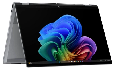 Ноутбук-трансформер HP OmniBook X Flip 2-in-1 16-fk0217nw (CF6L2EA) 16" OLED 2K Touch / AMD Ryzen AI 7 350 / RAM 24 ГБ / SSD 1 ТБ / Windows 11 Home / Meteor Silver