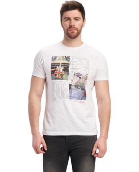 Футболка мужская Lee Cooper 10196374.101 L белая (4894534349744)