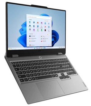Ноутбук Lenovo LOQ 15ARP10 (83JG000QPB) 15.6" IPS Full HD 144Hz / AMD Ryzen 5 220 / RAM 16 ГБ / SSD 512 ГБ / NVIDIA GeForce RTX 5050 / Windows 11 Home / Luna Grey