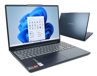 Ноутбук Lenovo IdeaPad Slim 3 15ARP10 (83K70049PB/5M224) 15.3" IPS WUXGA / AMD Ryzen 5 7533HS / RAM 24 ГБ / SSD 512 ГБ / AMD Radeon Graphics / Без ОС / Abyss Blue