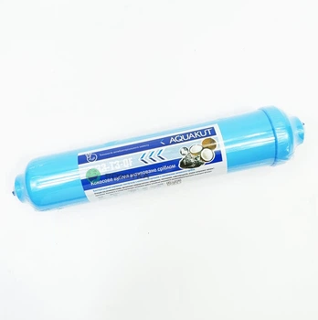 Постфильтр угольный c серебром AquaKut T-33-T3-QF
