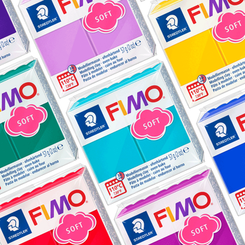 Пластика для бижутерии Soft Белая 57г Fimo