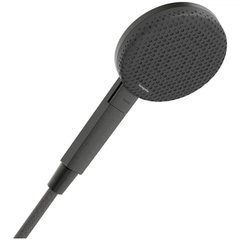 Душевая лейка HANSGROHE Raindance Alive EcoSmart+ с кнопкой 125мм пластик графит 24512340