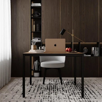 Письменный стол Brevity Loft mid Art in Head Дуб крафт золотой + черный 90Х75Х67 см