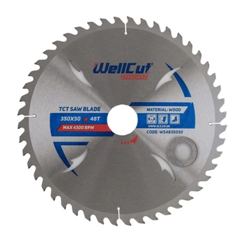 Пильный диск 350х50 48Т по дереву Standard WellCut (018078)