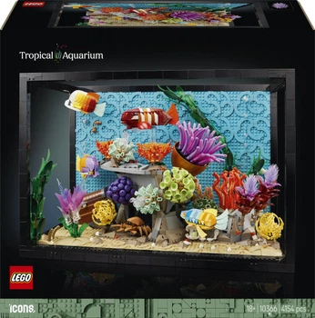 Конструктор LEGO Icons Тропічний акваріум 4154 деталі (10366)