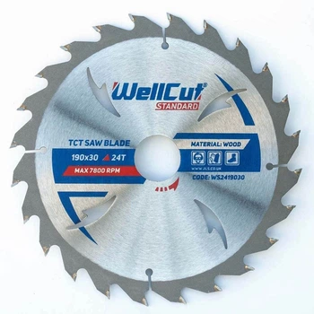 Пильный диск 190х30 24Т по дереву Standard WellCut (018024)