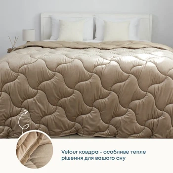 Одеяло ТЕП VELOUR Золотисто-бежевое, 150x210 см (1-04870_34480) 2000999924576