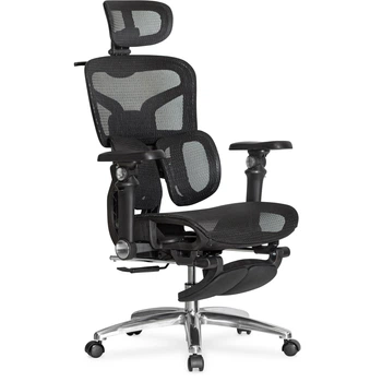 Крісло Mealux S2 Air Plus Black (арт. HF-S2 M/B)