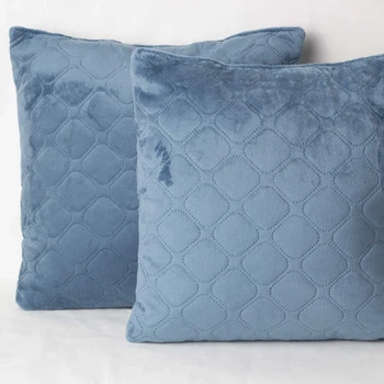 Подушка декоративна "VELURE" Dark Blue, 40x40