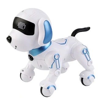 Інтерактивна робот-собака Smart Dog Y818 на пульті керування зі світлом і звуком (DP-2098314083)