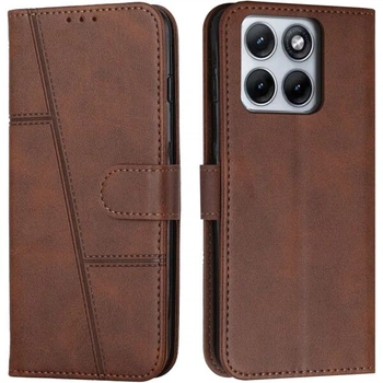 Чехол-книжка с застежкой UniCase Jet Cover для Motorola Edge 70 Fusion - Brown