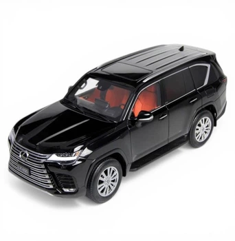 Модель автомобиля Lexus LX600 SUV 2024 Black Metallic by LCD-Models, Scale 1:18