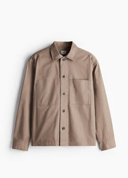 Рубашка H&M 12450 Темний бежевий M (1231)