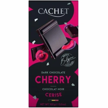 Шоколад чорний Cachet Cherry (57% cacao) 21424 - 100 g