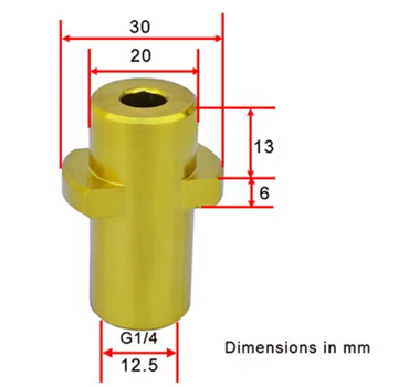 Адаптер 1/4" Karcher K мамо насадки мийної машини очищувача глибокого забруднення каналізації високого тиску