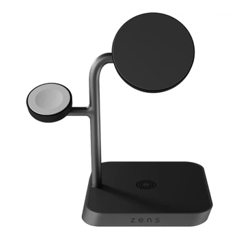 Беспроводное зарядное устройство Zens Office Charger Pro 3 3-in-1 15W Black (ZEDC25B/00)