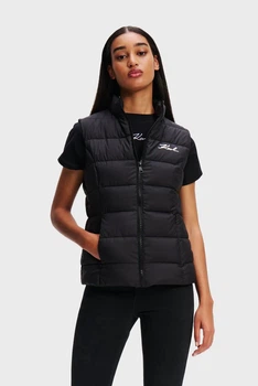 Жіночий чорний жилет LIGHTWEIGHT PUFFER GILET Karl Lagerfeld 40 246W1512