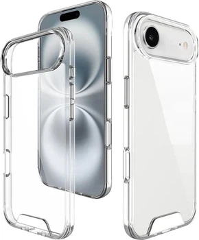 Силиконовый чехол SpaceAcrylic iPhone 17 Air (прозрачный) (44391)