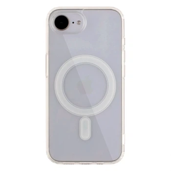 Прозрачный чехол TPU Clear Case с MagSafe для iPhone 16e защита камеры легкий и тонкий Transparent
