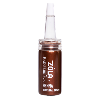Хна професійна для брів 12 Neutral Brown Zola x Radu Miruna 10г