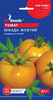 Томат "Мікадо жовтий" ТМ "GL Seeds" 0,1 г.