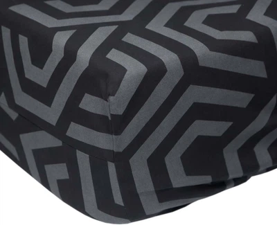 Простынь на резинці Moon&Star Black Style Бязь Gold Люкс 180х200х25 см (MS-850001616)
