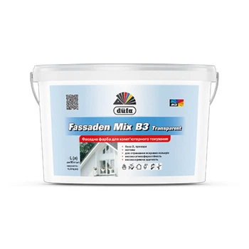 Фасадна фарба Dufa Fasade Mix B3 transparent 2,5 л