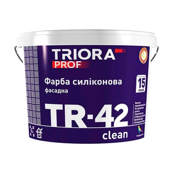 Фасадная краска Triora TR-42 Clean силиконовая 10 л