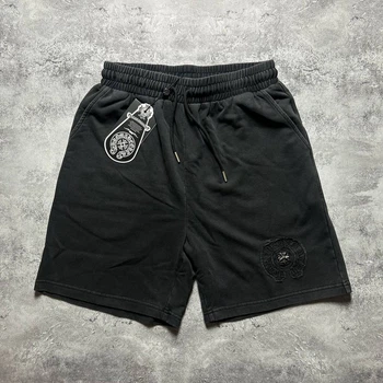 Чоловічі шорти з написом Chrome Hearts