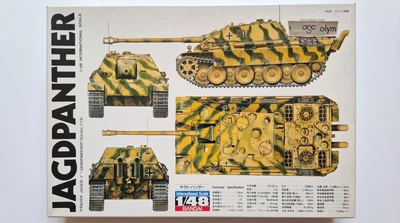 Збірна модель Bandai 1:48 Німецький винищувач танків Jagdpanther (Sd.Kfz.173)