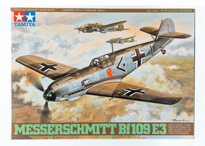 Збірна модель Tamiya 61050 німецький винищувач Messerschmitt Bf109 E-3 1:48 (В наявності)