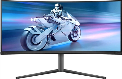 Монитор Philips 34M2C6500 34'' QD-OLED 175hz WQHD 2xHDMI DP USB-hub HAS Grey (34M2C6500/00)