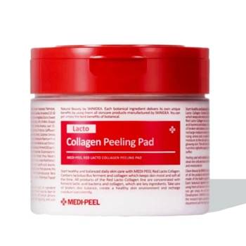 Пилинг-педы с лактобактериями Red Lacto Collagen Peeling Pad Medi-Peel 70 шт 8809409347141
