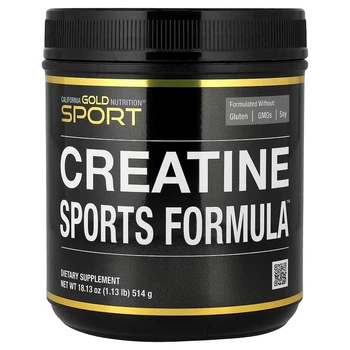 Креатин California Gold Nutrition Creatine Sports Formula™, with Amino Acid Blend, Beta-Alanine, Beet Juice & Coconut 514 g