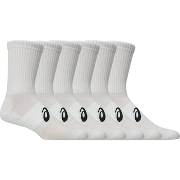 Носки (6 шт. в упаковке) ASICS 6 PACK CREW SOCK L черный c-3033C302-100